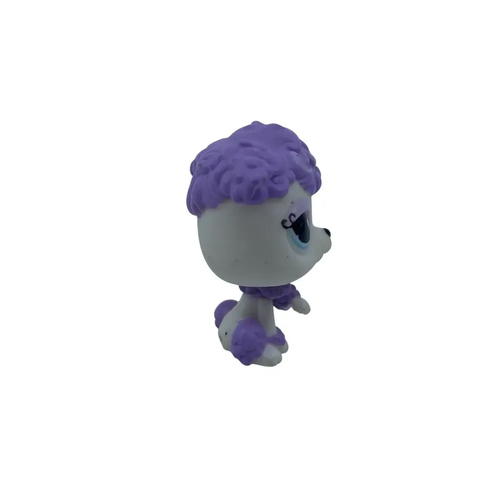 Littlest Pet Shop LPS #1862 Purple Poodle Blue Eyes Figure